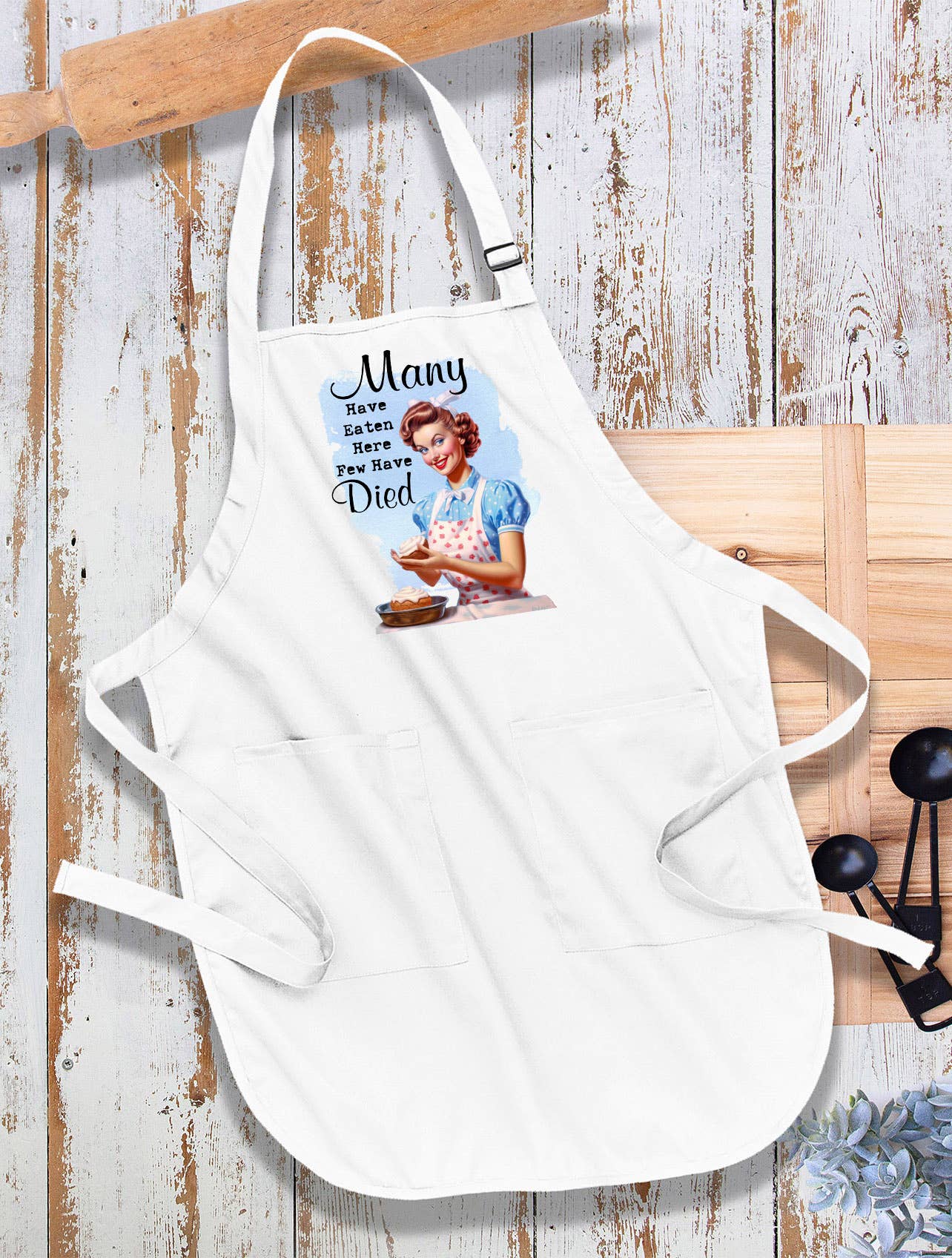 Have Eaten here never Died Funny Kitchen Cotton Apron
