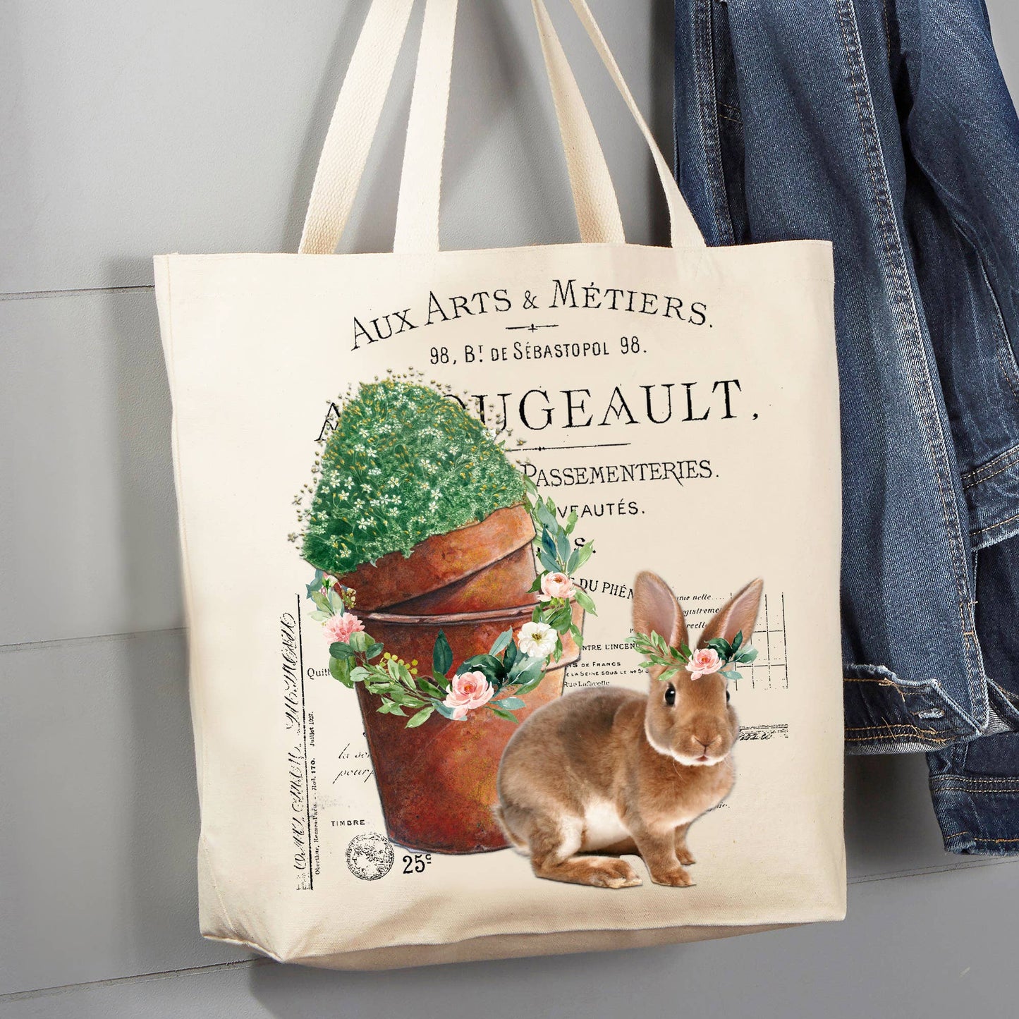 Cotton Canvas Tote Bag