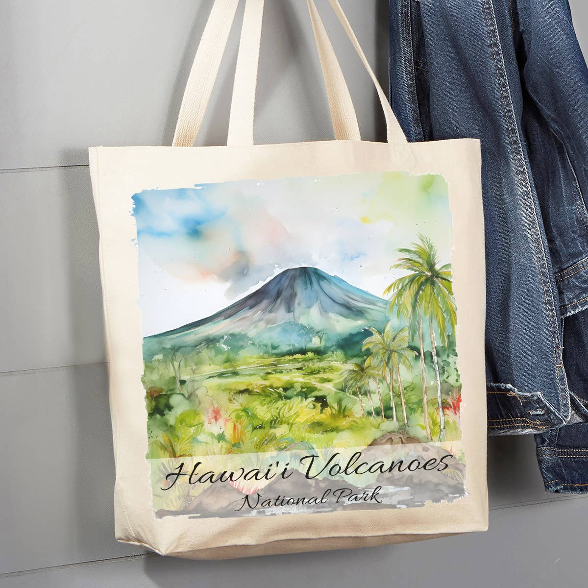 Hawaii Volcanoes National Park 12 oz Canvas Tote Bag