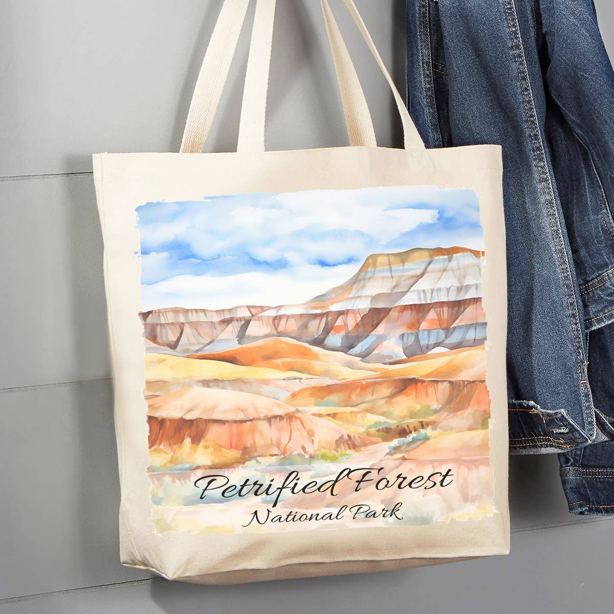 Petrified Forest National Park Arizona 12 oz Canvas Tote Bag