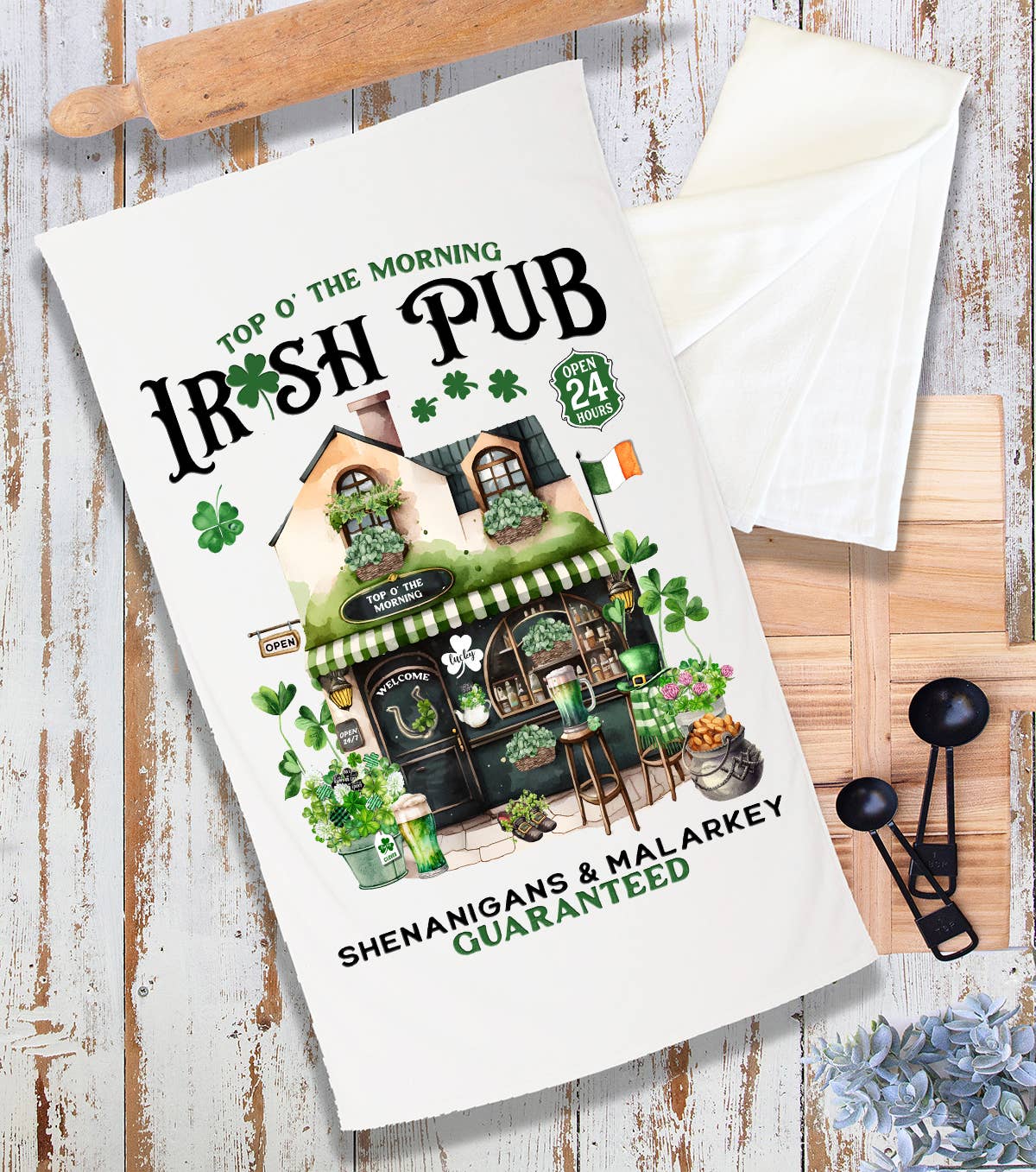 St Patrick's irish Pub Shenanigans Terry Cloth Towel