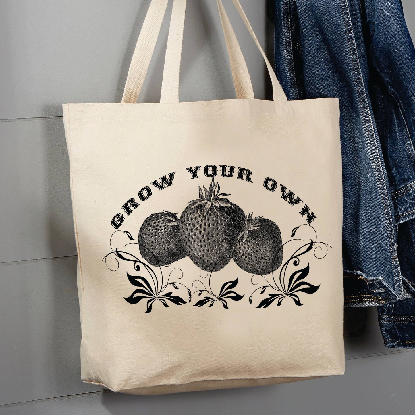 Cotton Canvas Tote Bag