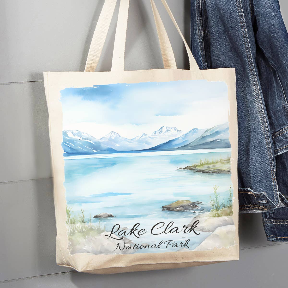 Lake Clark National Park Alaska 12 oz Canvas Tote Bag