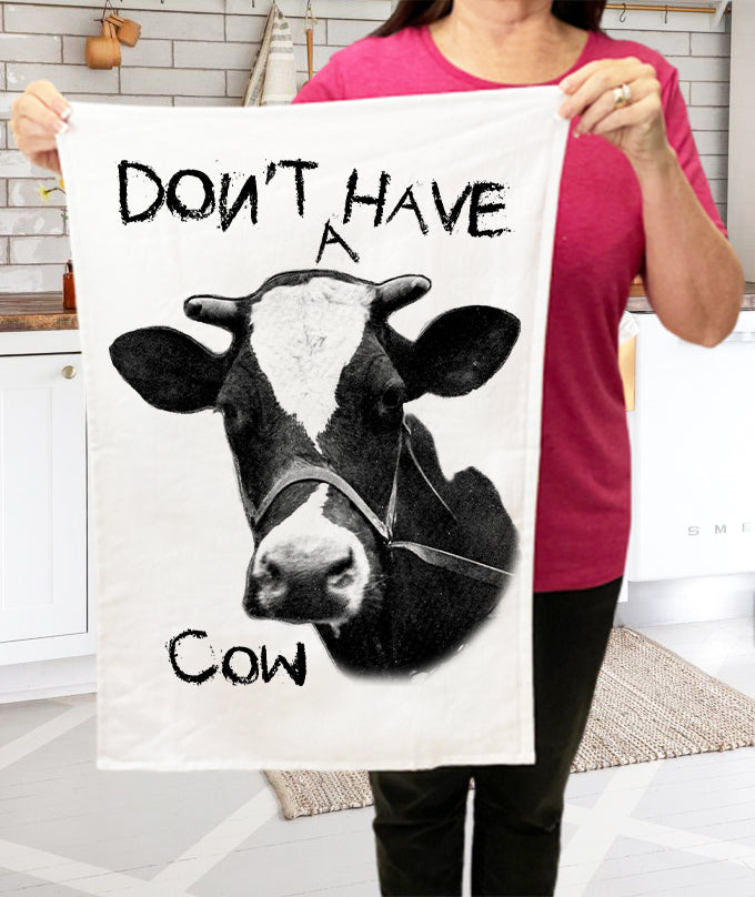 Don't Have a Cow Farm Animal Cotton Terry Towels