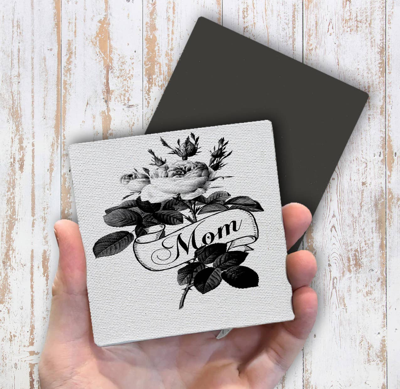 Mom Rose Tattoo, Magnet Fridge - Sets of 2