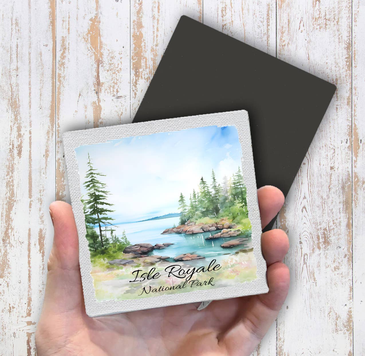 Isle Royale National Park Michigan Magnet Fridge - Sets of 2