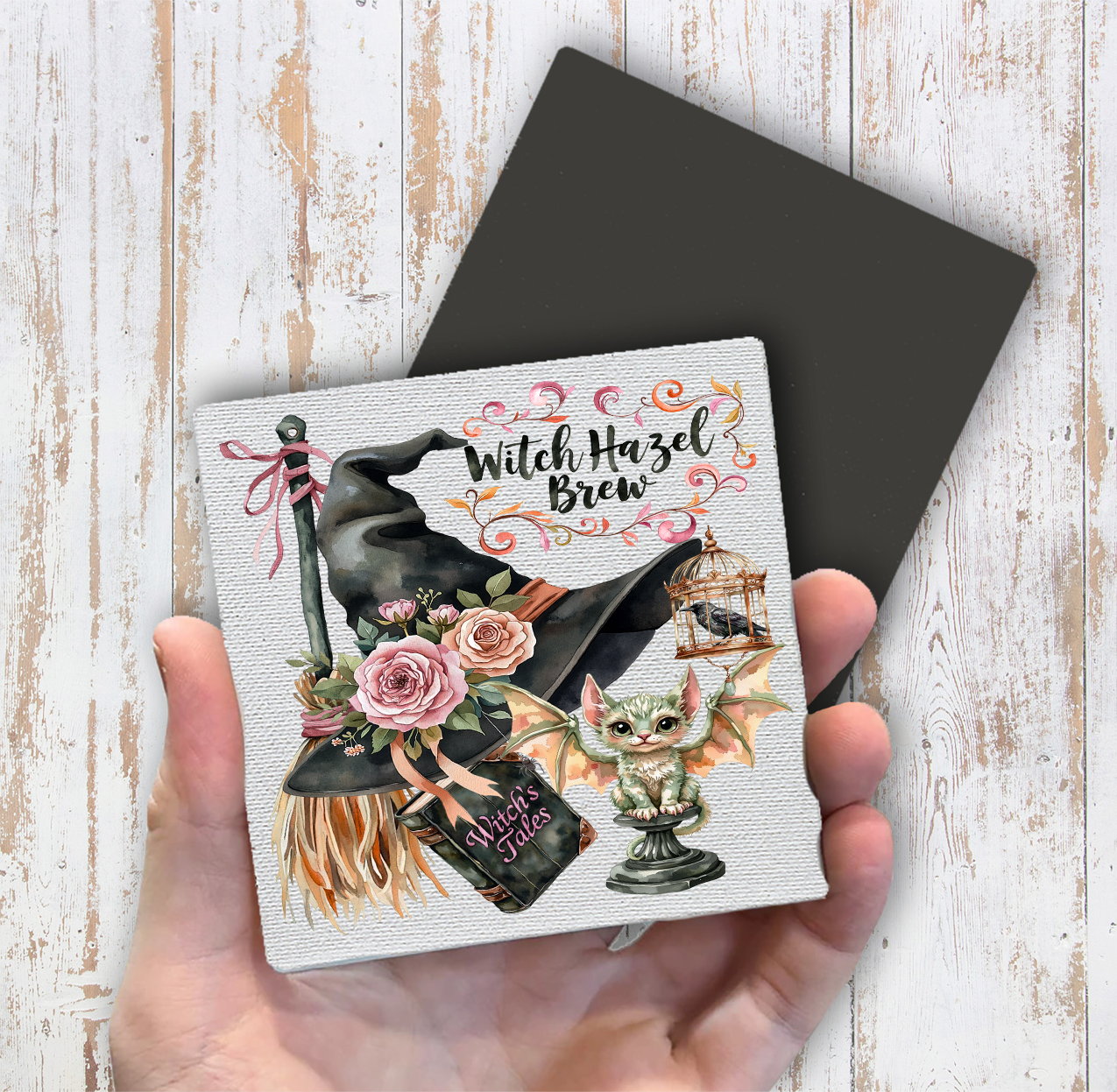 Halloween Witch Hazel Brew Magnet Fridge (Set of 2)
