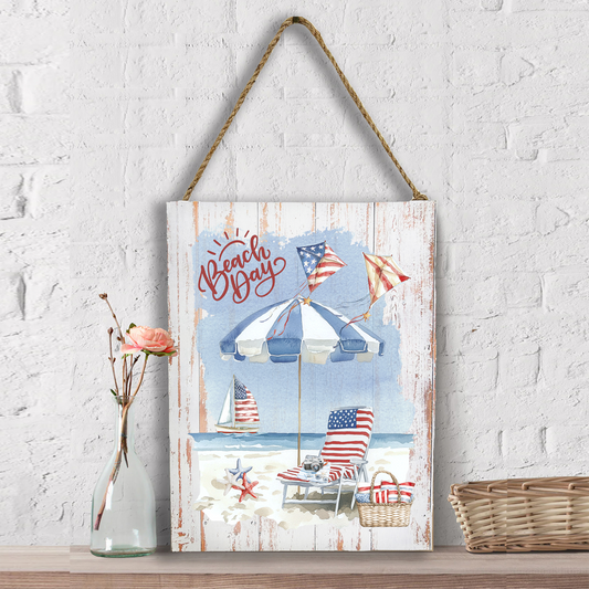 Beach Day Coastal Ocean  Wall Decor
