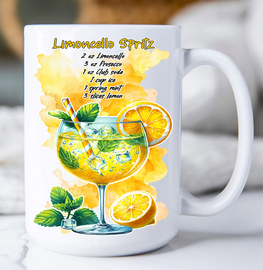 Summer Cocktail Limoncello Spritz Coffee Mug