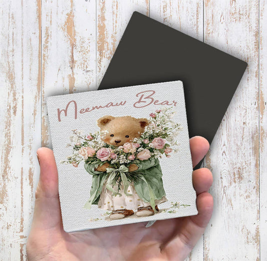 Mother's Day Meemaw BearMagnet Fridge