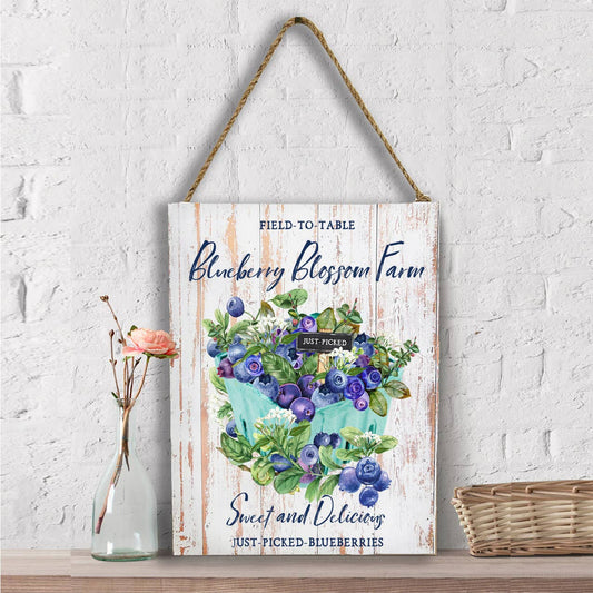 Blueberry Country Farm Fruit  Wall Decor