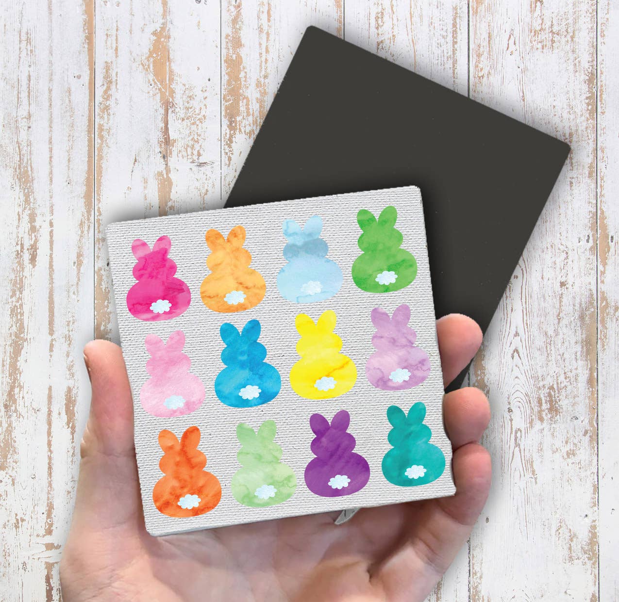 Easter Colorful Bunny Peeps Magnet Fridge - Sets of 2