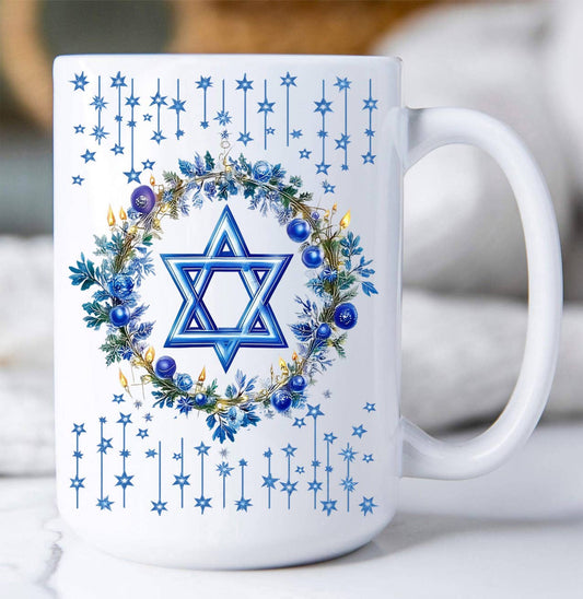 Hanukkah Star of David Coffee Mug