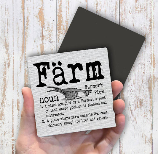 Farm Definition, Magnet Fridge - Sets of 2