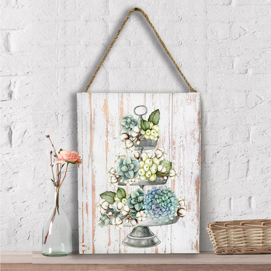 Succulent  Tier, Wall Decor