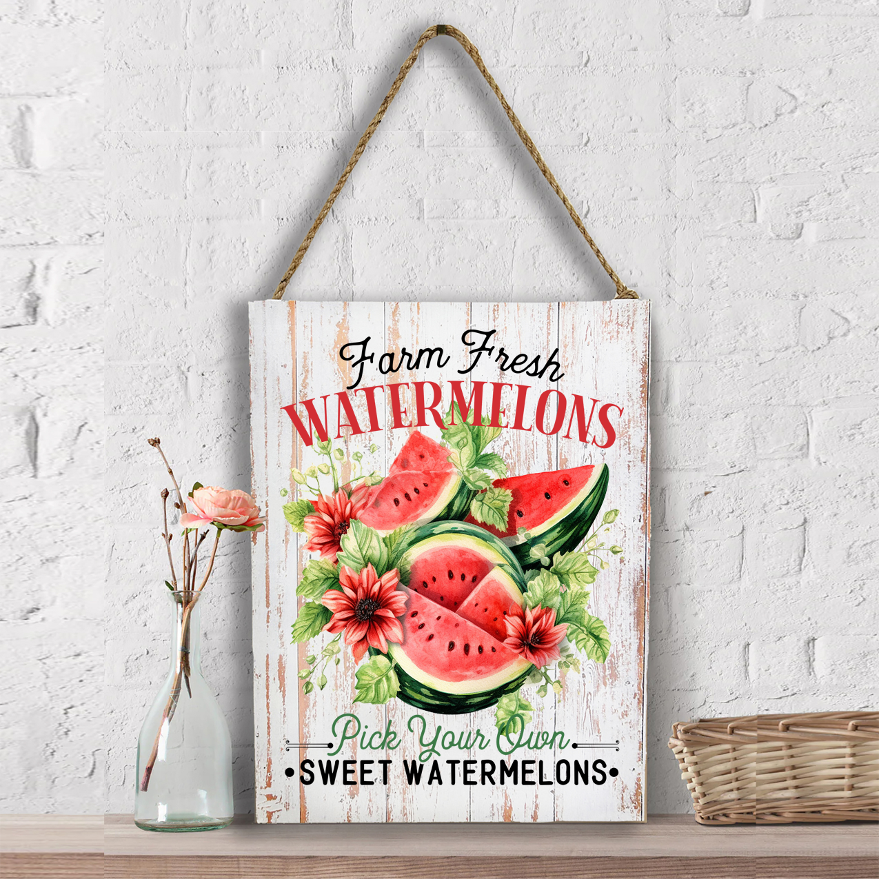 Farm Fresh Watermelon  Wall Decor