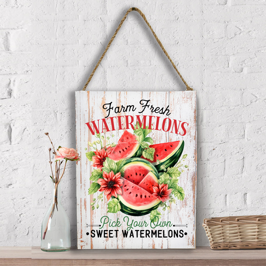 Farm Fresh Watermelon  Wall Decor