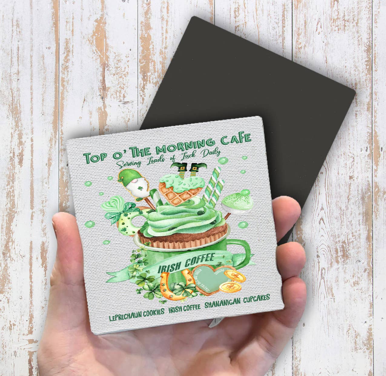 St Patricks Day Irish Coffee Magnet Fridge - Sets of 2