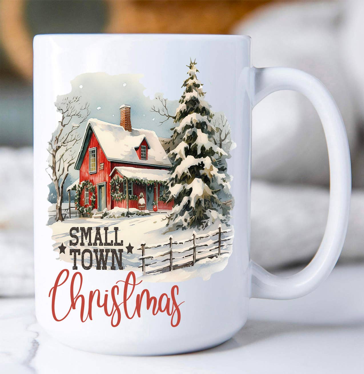 Small Town Christmas Coffee Mug