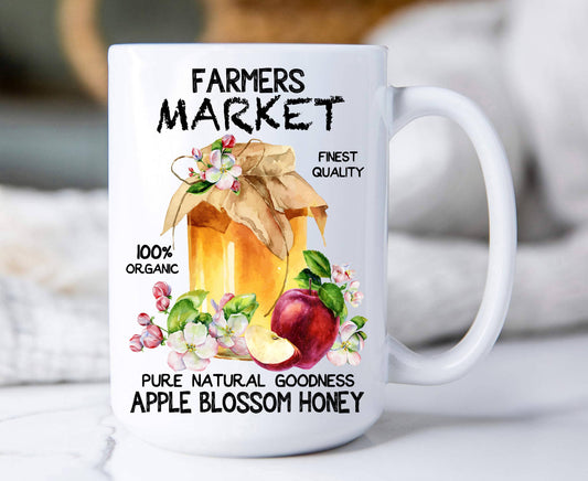 Farmers Market Pure Goodness Honey  Coffee Mugs