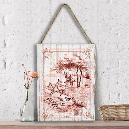 Vintage English Fox Hunting Wall Decor