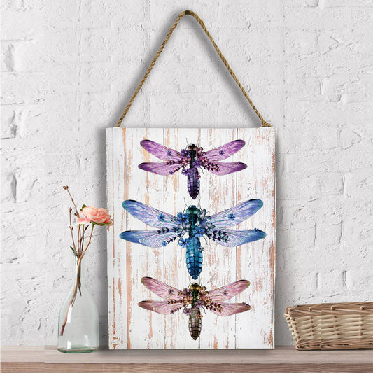 Vintage Dragonflies Insect  Wall Decor