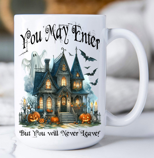 Halloween Hunted House Coffee Mug