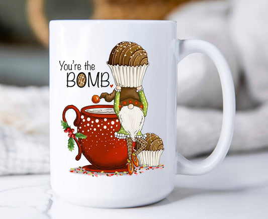 Christmas Chocolate Bomb Coffee Mugs