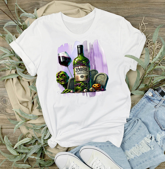 Halloween Zombie Zinfandel T-Shirt
