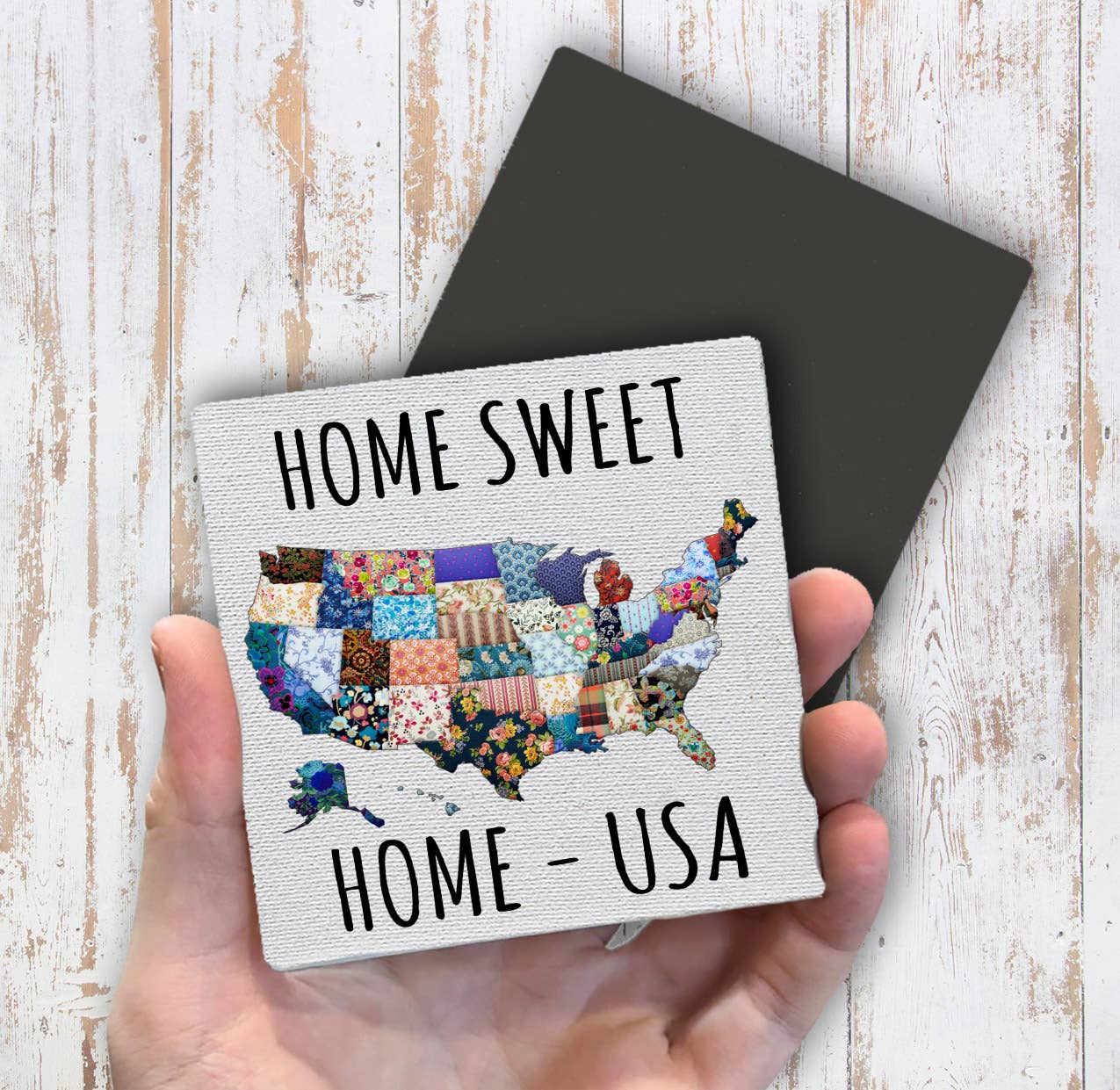 Home Sweet Home USA Patriotic Magnet Fridge - Sets of 2