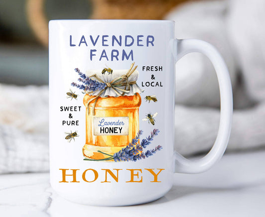 Lavender Farm Honey  Coffee Mugs