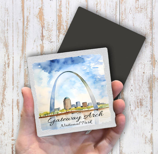 Gateway Arch National Park Missouri Magnet Fridge - Sets of 2