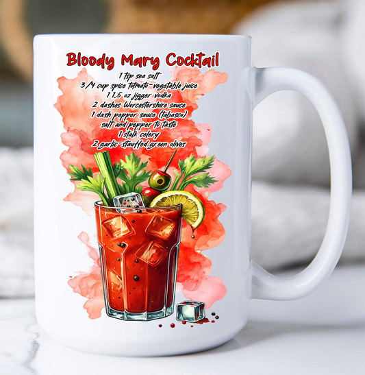 Summer Cocktail Bloody Mary Coffee Mug