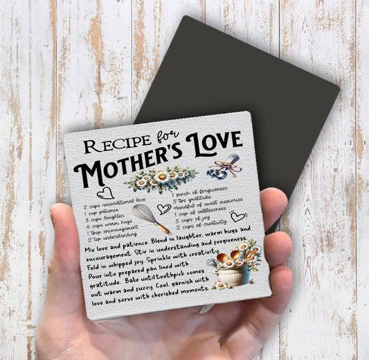 Mother's Love Recipe Magnet Fridge - Sets of 2