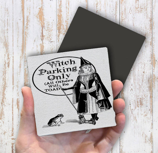 Witch Parking Only , Magnet Fridge - Sets of 2