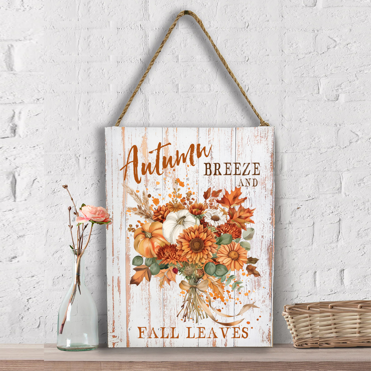 Autumn Breeze Fall Leaves Wall Decor