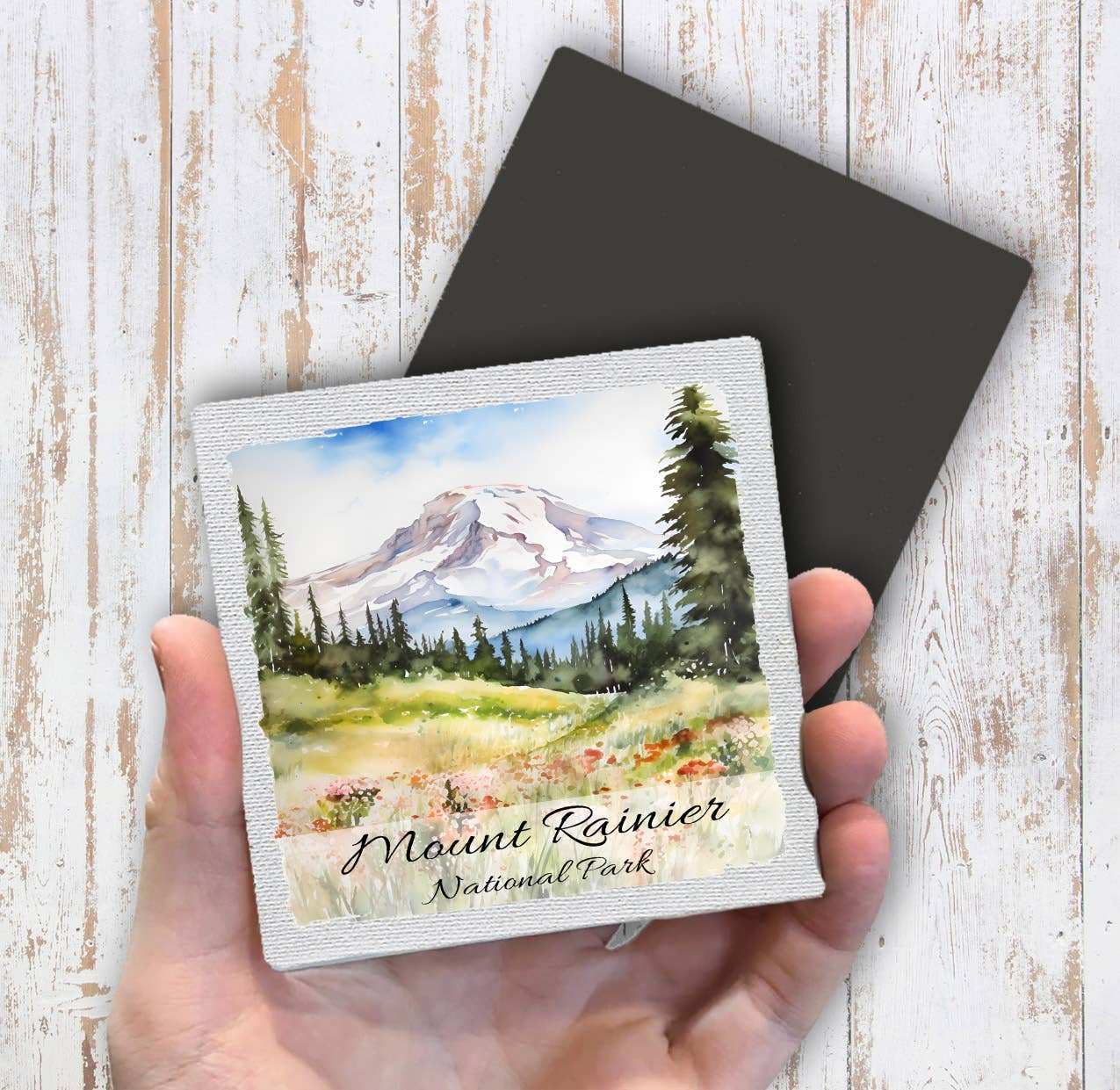 Mount Rainier National Park Washington Magnet Fridge - Sets of 2