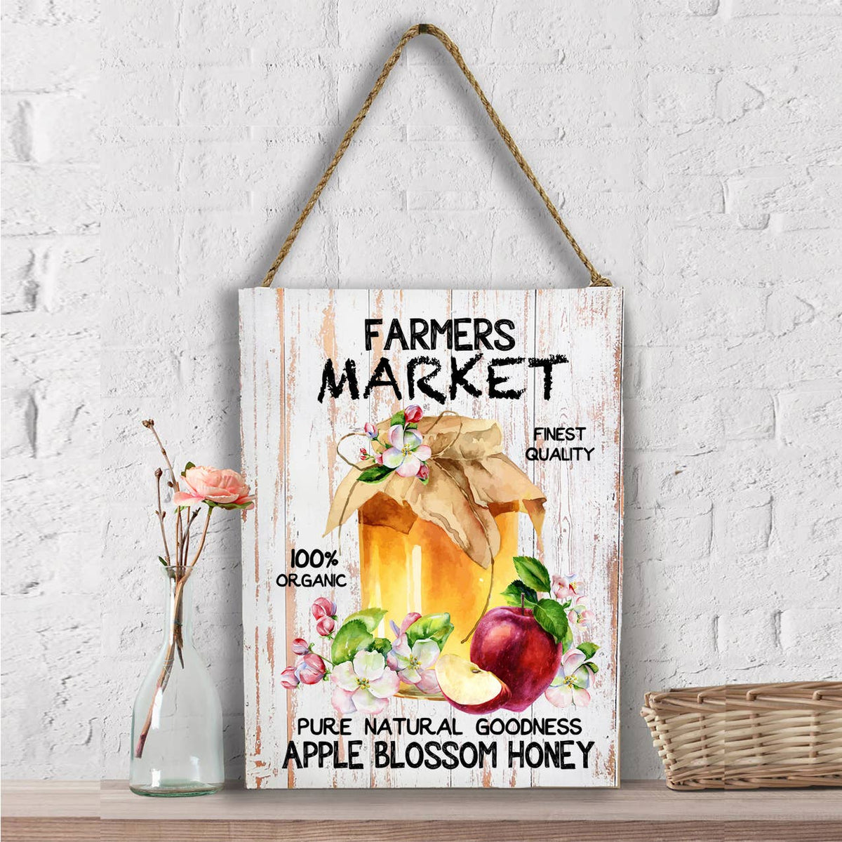 Farmers Market Pure Goodness Honey  Wall Decor
