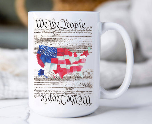 4th of July Patriotic USA Coffee Mugs