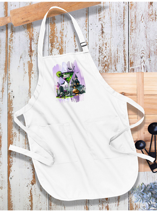 Halloween Midnight Martini Apron
