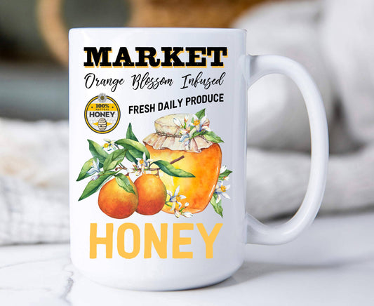 Farmers Orange Blossom Honey  Coffee Mugs