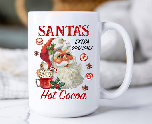 Christmas Santa's Hot Cocoa Coffee Mug