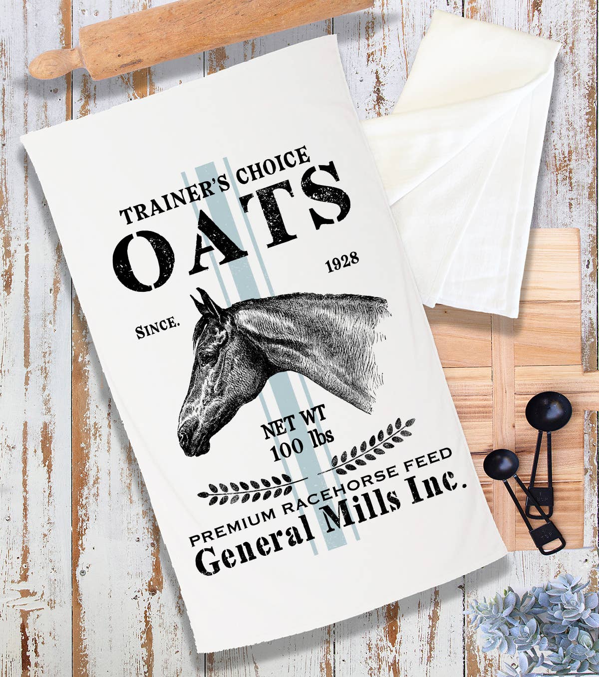 Trainers Choose Oats Horse Terry Cloth Towel