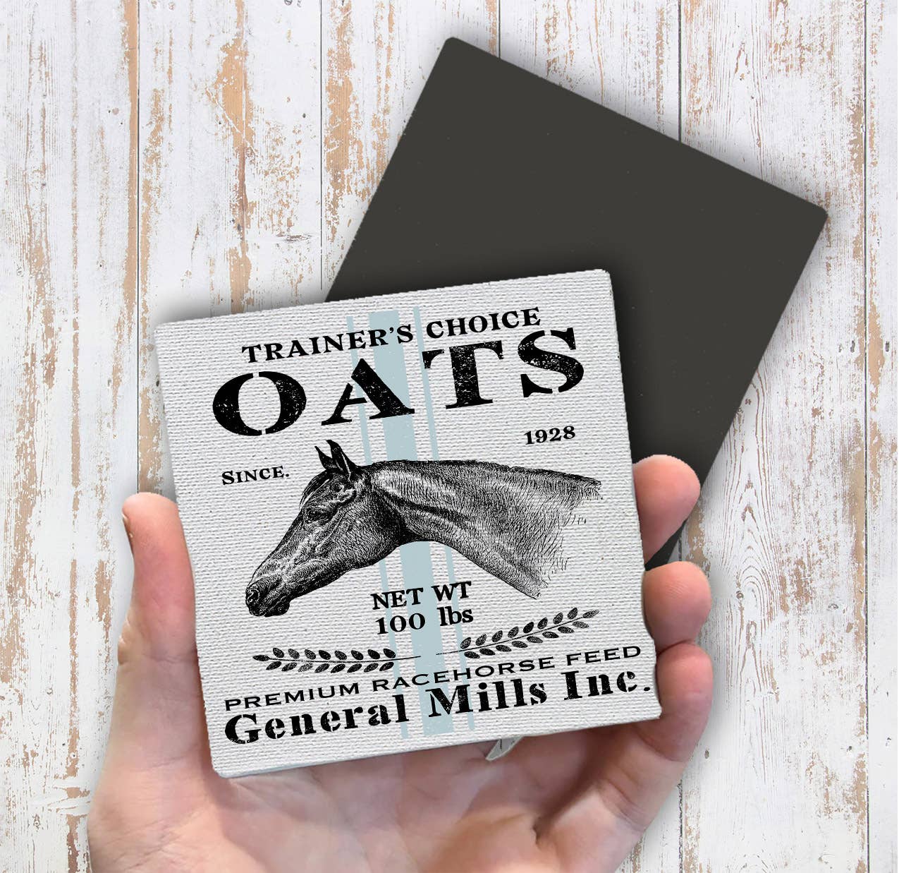 Trainers Choose Oats Horse Magnet Fridge - Sets of 2