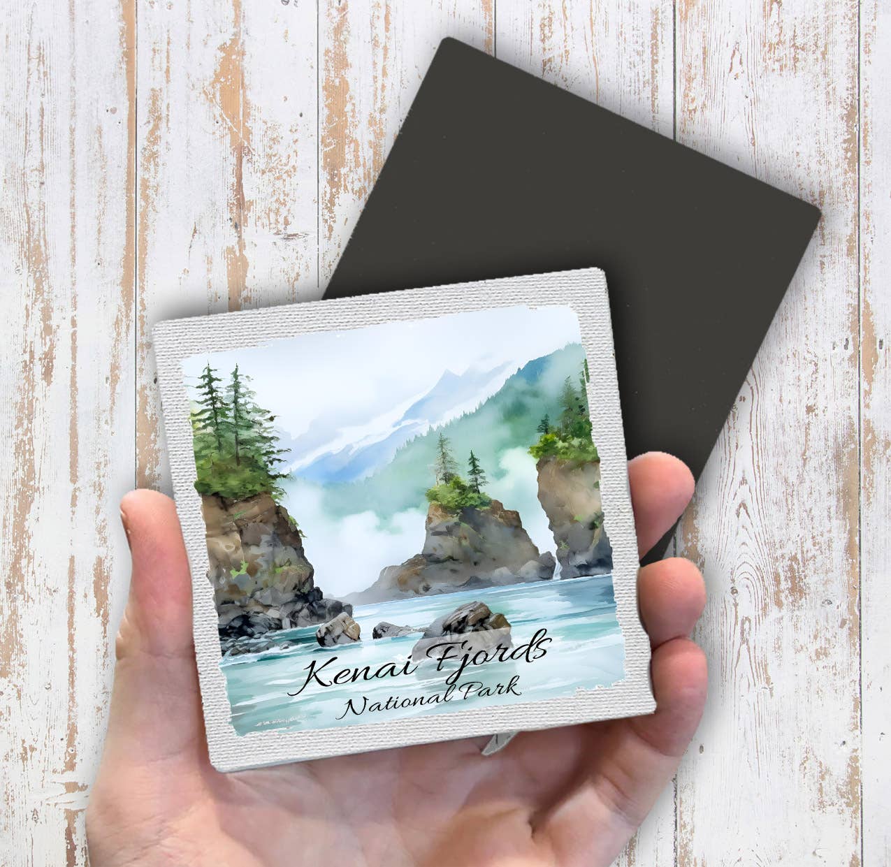 Kenai Fjords National Park Alaska Magnet Fridge - Sets of 2