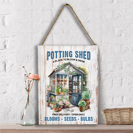 Bloom & Grow Potting Shed Wall Decor