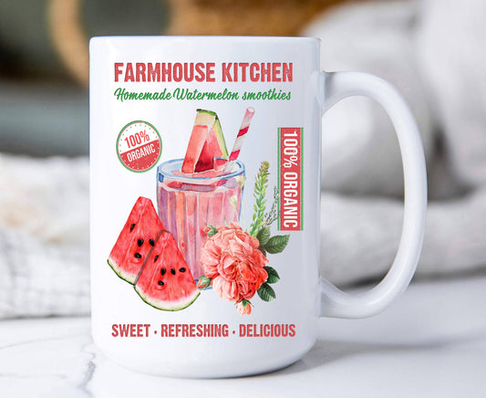 Farmhouse  Summer Watermelon Coffee Mug