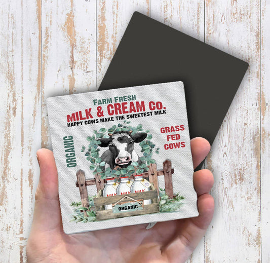 Farm Fresh Milk & Cream Co.  Magnet Fridge - Sets of 2