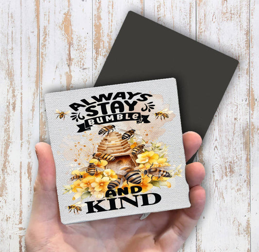 Always Stay Humble Bumble Bee Spiritual Magnet Fridge - Sets of 2
