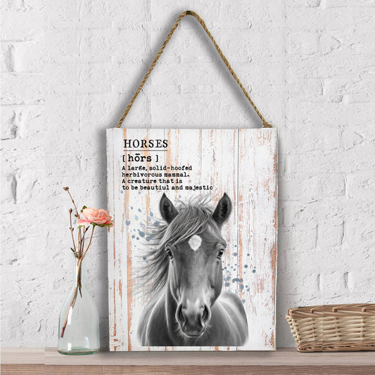 Definition of  Horse Wall Decor
